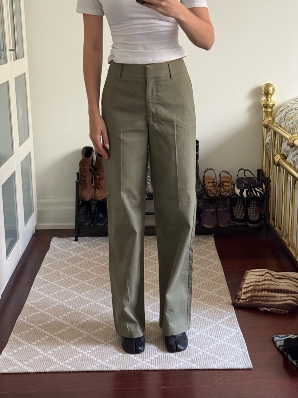 NWT Dynamite Straight Leg Chino Pants in Green